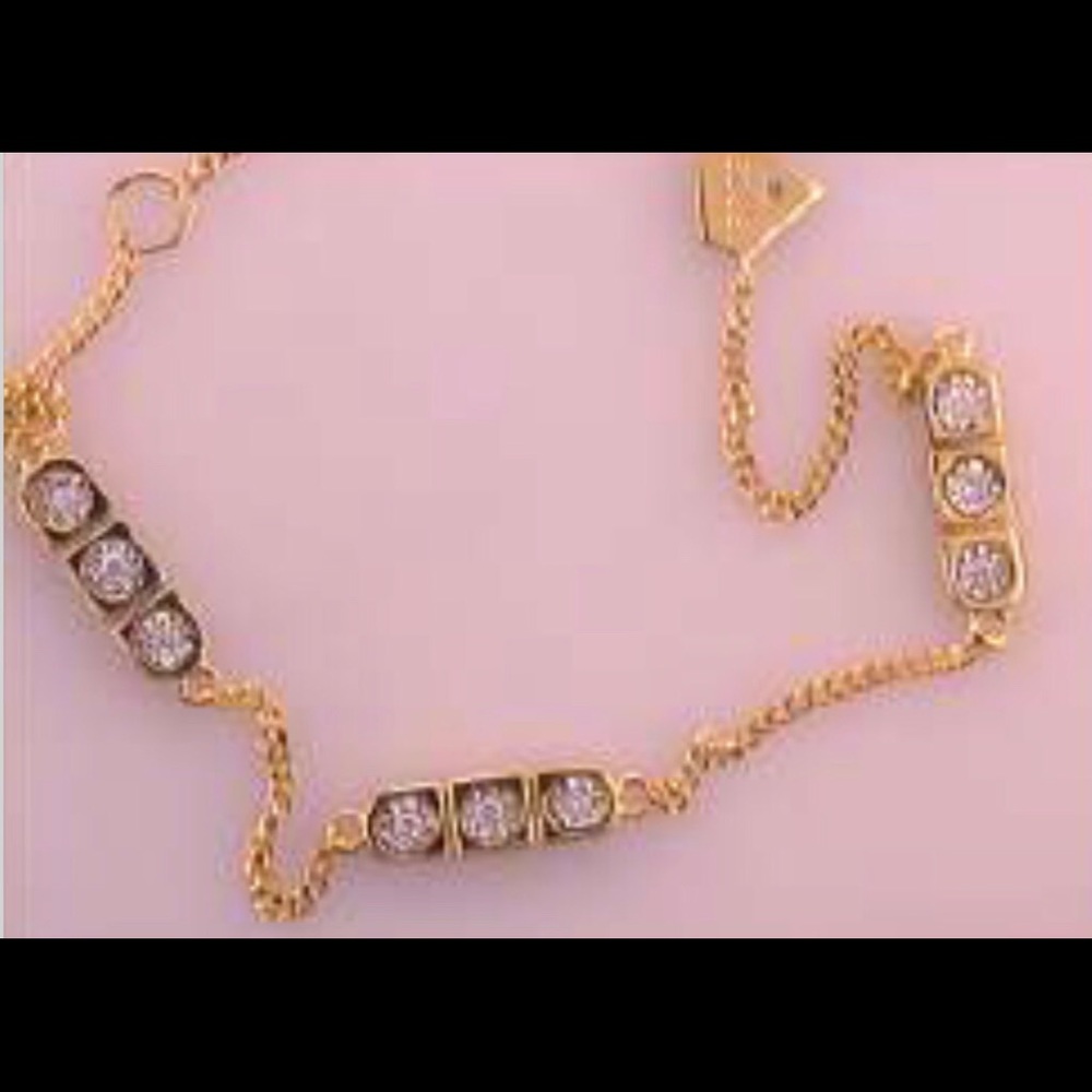 Beautiful real Diamond women bracelet 10k gold vermeil NOT CZ NOT MOISSANITE wow